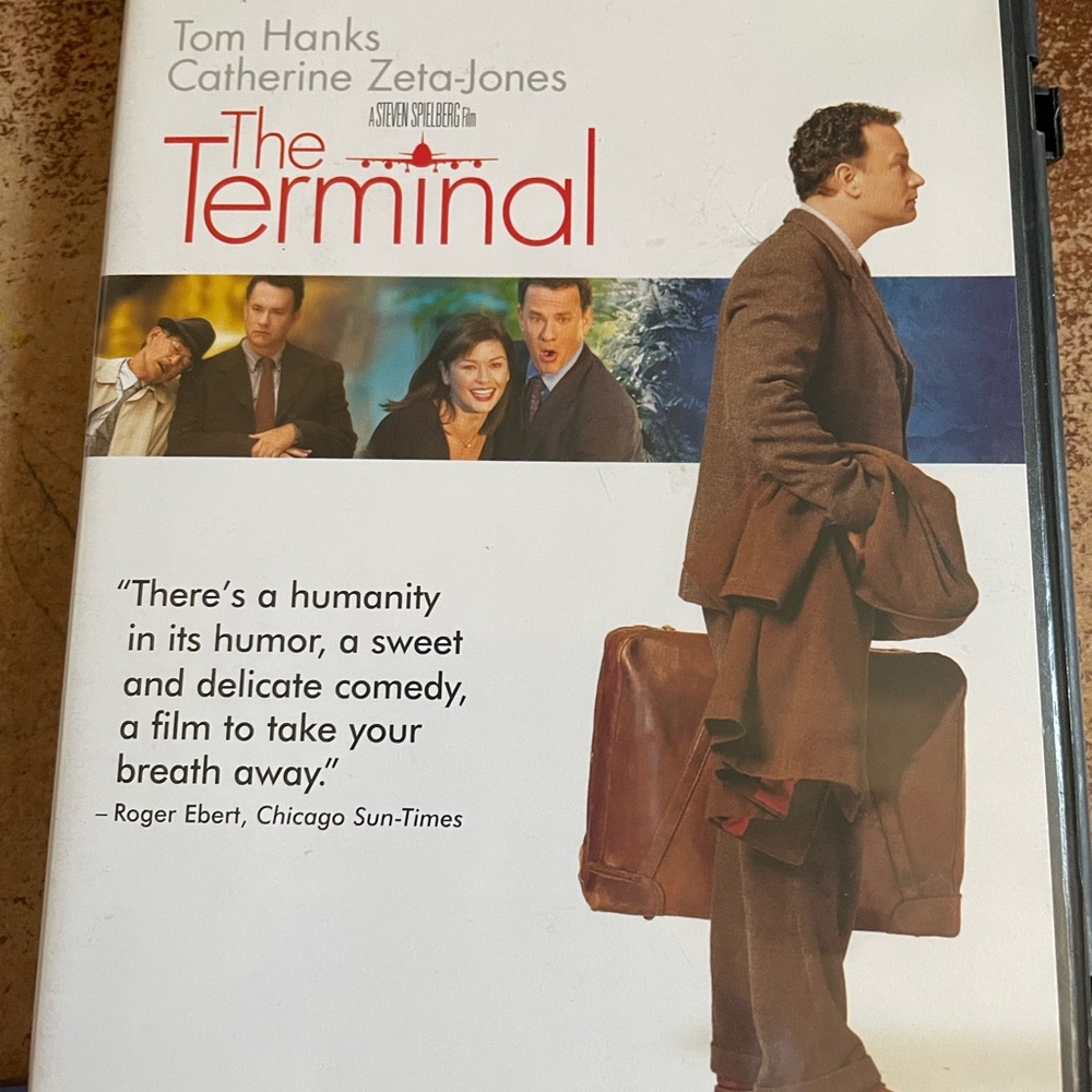 DVD Movie- The Terminal with Tom Hanks and Catherine Zeta-Jones